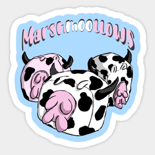 Marshmoollows Funny Cows Sticker